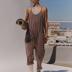 Freepeople Hot Shot Onsie Brown